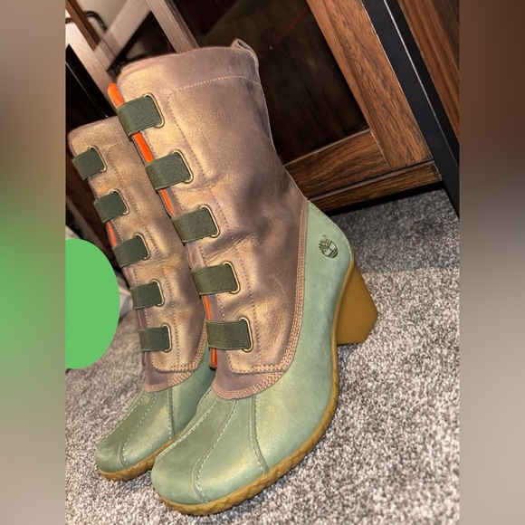 Timberland Urban Mallard High
Heeled Rain Duck Boots..  SIZE: US 8.5M - Picture 2 of 16